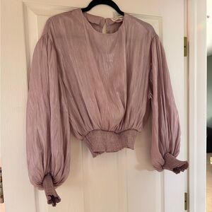 Shimmer Long Sleeve Top